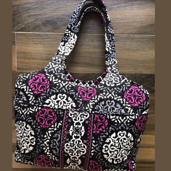 vera bradley three compartment tote